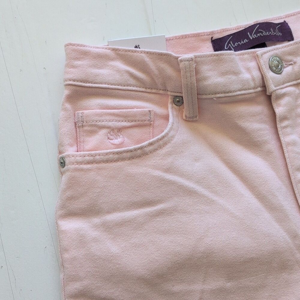 Gloria Vanderbilt Amanda Jeans Pink Classic Rise Slimming Stretch Sz 4 NWT - Picture 4 of 12